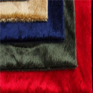 China 100% polyester warp knitting pearl velour/textile fabric wholesale