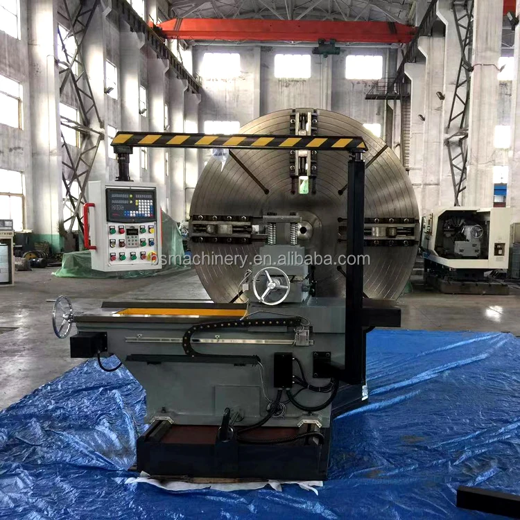 Standard Large Floor Type Lathe For Machining 2500mm Shipyard Propeller