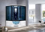 1650x1650x2150mm Steam Shower Room Cabin With Whirlpool Bathtub