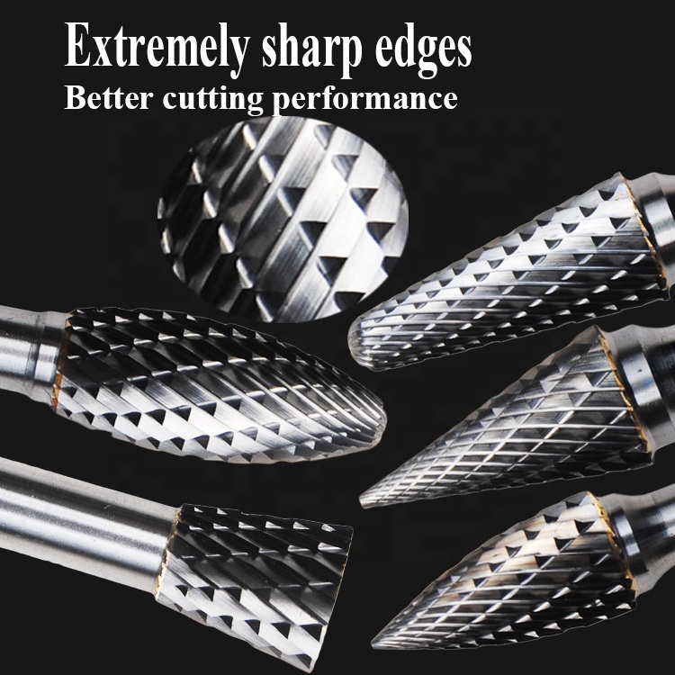 3mm 6mm Shank Tungsten Carbide Rotary File Wood Drill Bit