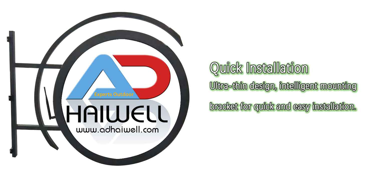circular led video display