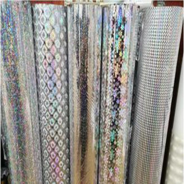 Hot Sale Transparent Film Lamination Stretch Printing Rainbow Holographic Solar