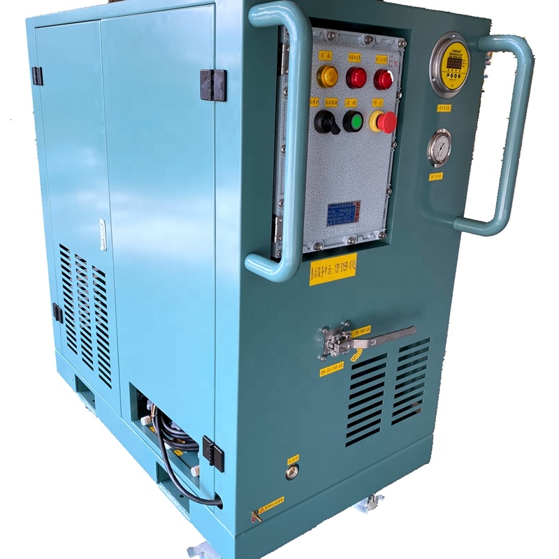 4HP Refrigerant Ac Gas Recovery Charging Machine Oil Less R134a Refrigerant Tank Recovery Unit Ac Recharge Machine
