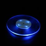 Transparent Round LED Coaster For Table Centerpieces, Weddings, Birthdays, KTV