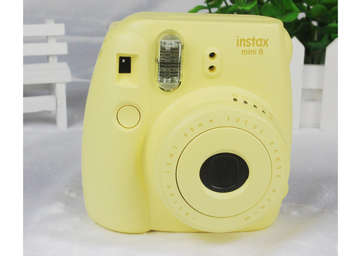 Fuji Instax mini 8 camera once imaging film lomo vertical shot for travel