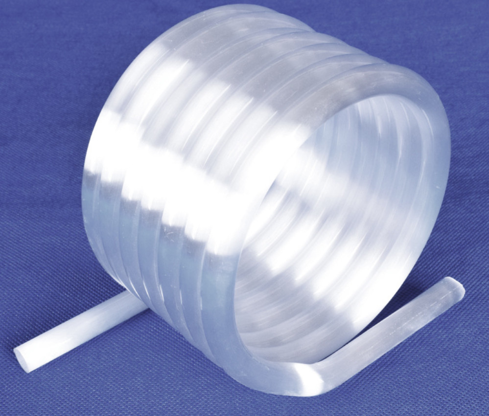 45mm Transparent Quartz Spiral Tube Quartz Elbow Condenser Tube
