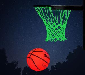 China Fluorescent Green Indoor Basketball Net 43cm Nylon Basketball Net wholesale