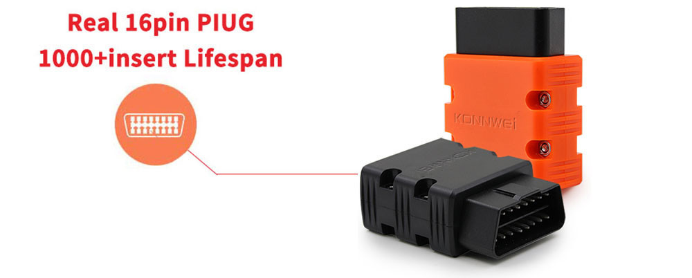 Professional KONNWEI factory Android Car Scanner Bluetooth Car Diagnostic device OBD2 EOBD