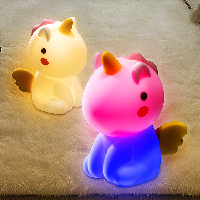 Adjustable Cute Colorful Silicone Night Lamp Multiscene Portable