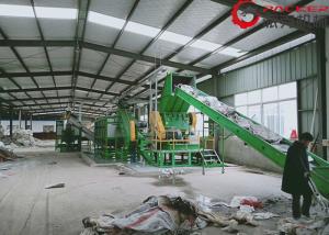 China Recycling Plastic Film Washing Line 300-1000KG/H PP PE Green Weight 20-30 Ton wholesale