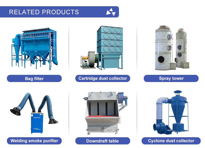 Main function Gas Disposal Scrubber Machine for Chimney Exhaust Gas Purifier Disposal