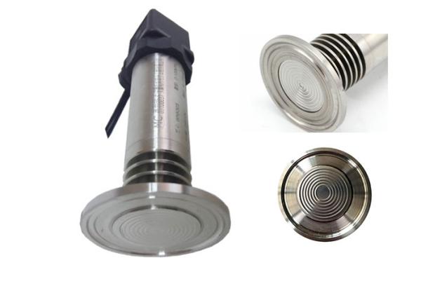 Medical Flat Membrane Sanitary Pressure Sensor , Flush Diaphragm Pressure