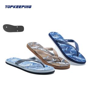 China Simple Summer Men Ocean Pacific Slippers Eva Navy Blue Flip Flop wholesale