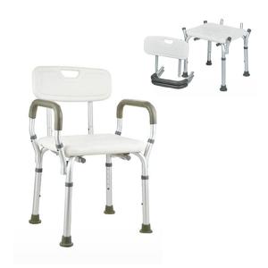 China Elderly Square Seat Bathroom Shower Chair Bath Seat with Back wholesale