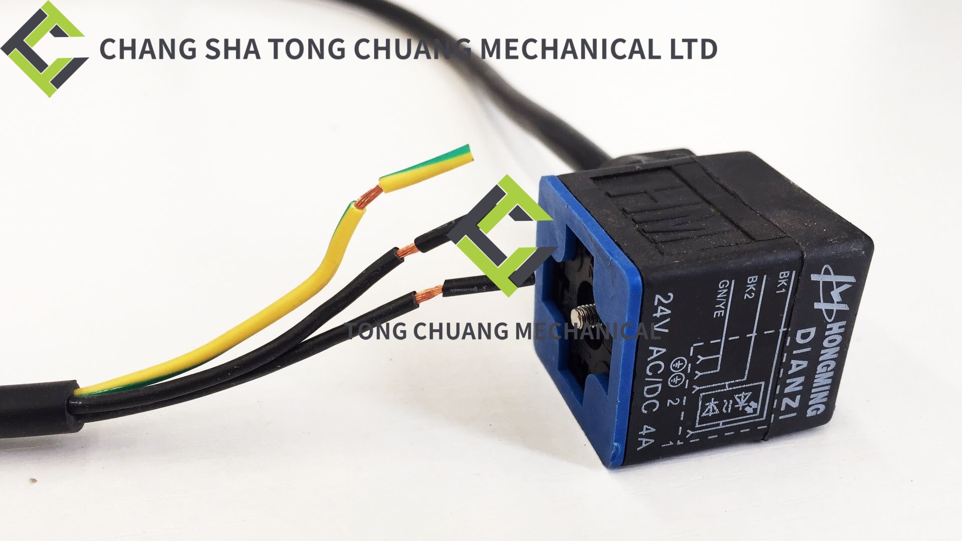Sany And Zoomlion Concrete Pump Electromagnetic Valve Plug For Solenoid Valves