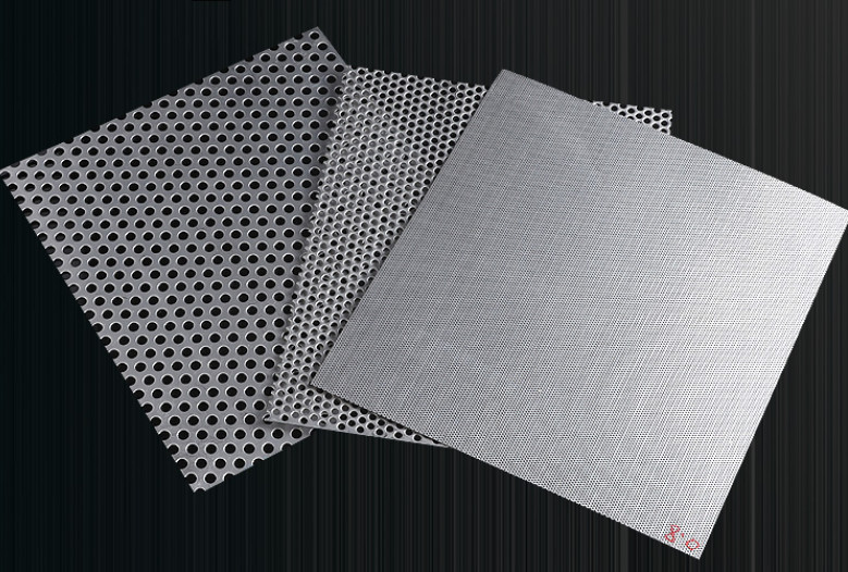Small Hole Customized 2.03mm Perforated Metal Mesh Expanded For Speaker Grill