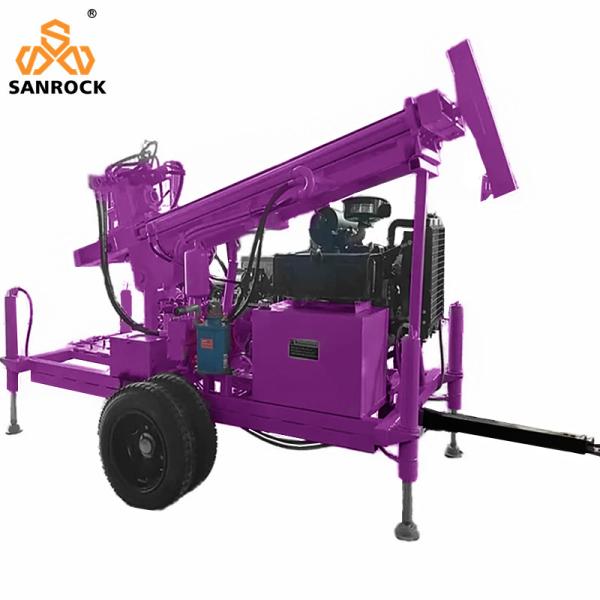Small Well Water Drilling Equipment High Drilling Efficiency Water Borehole