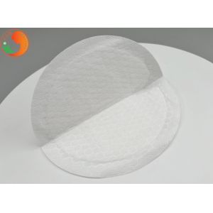 China Round Shape White Thin Nursing Pads Breast Leaking Pads For Mothers wholesale