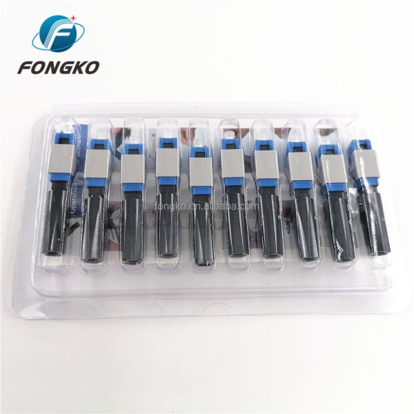 Simplex Fast Fiber Optic Cable Sc Connector UPC Ftth Cable Connector