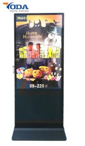 China 55inch 2K 350cd/M2 Floor Stand Advertising Machine 8ms wholesale
