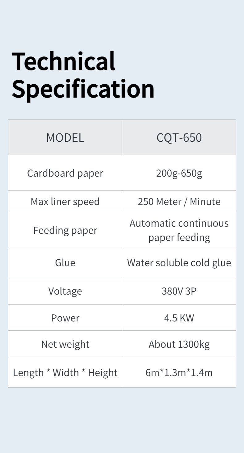 4.5kw Water Soluble Cold Glue Gluing Machine for ZH800 Automatic Folding and Gluing