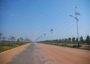China Main Road 20w Wind Solar Hybrid Street Light , Solar And Wind Hybrid Power Systems wholesale