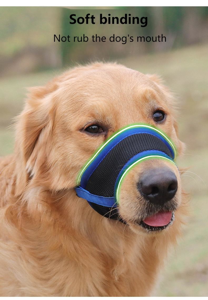 Pet Mask Anti-barking and Anti-biting Dog Muzzle Breathable Mesh Pet Muzzle Anti-ingestion Pet Supplies