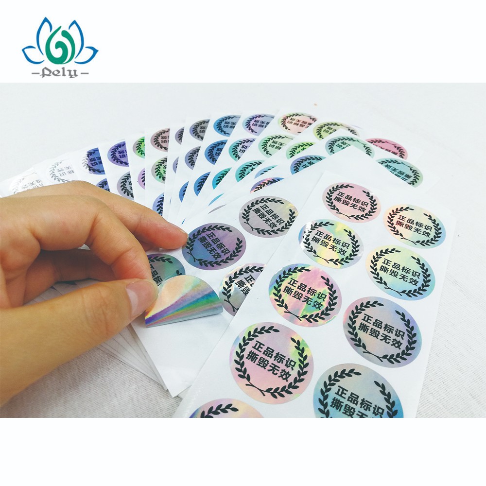 Colorful Tamper Evident Security Labels For Protection