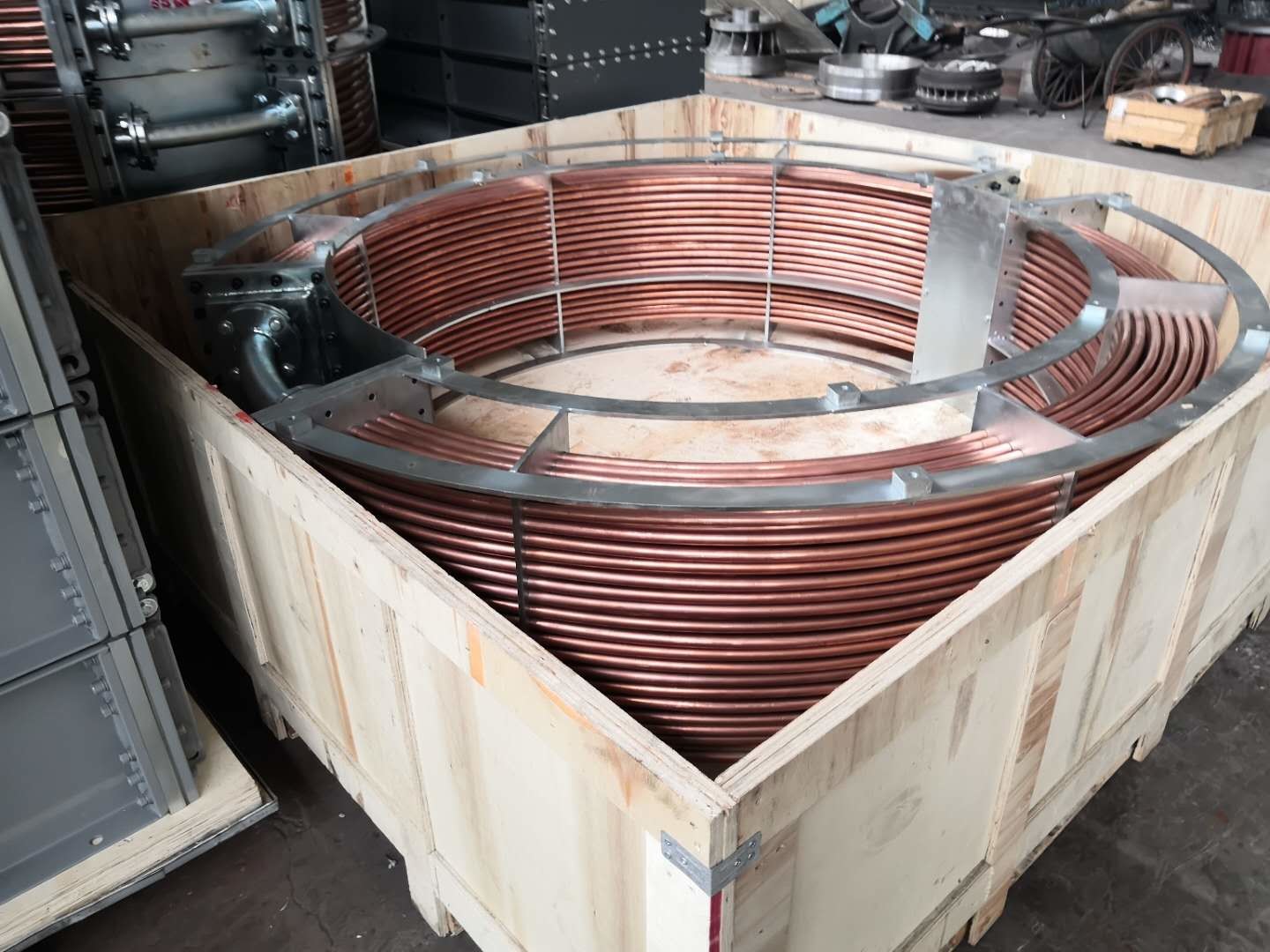 ODM Stainless Steel Finned Tube Air To Air Heat Exchanger Efficiency 99%