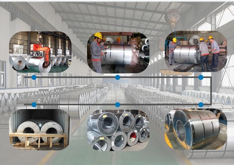 Corrugated GI PPGI Colour Coated Sheet Galvanized Steel 50 Microns Zn/Az