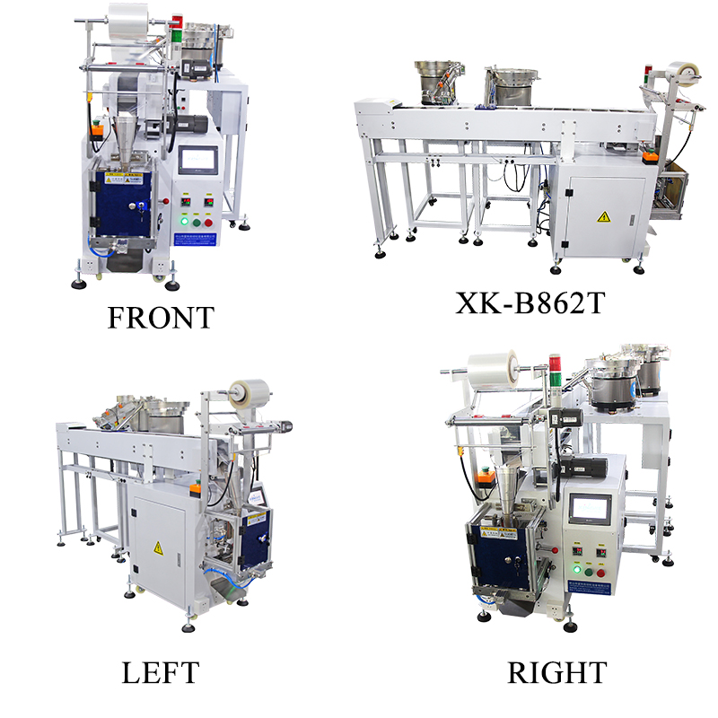 Automatic Metal Mixing Machine Display Racks Packing Machine Bolt Seal Maker Packaging Machine