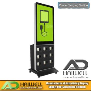 China China Supplier Commercial Phone Mobile Charging Station Digital LCD Signage Kiosk wholesale