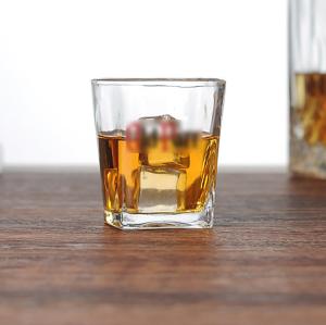 China Square Double Rocks Promotional Glass For Whiskey Drinking wholesale