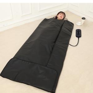 China Waterproof Black Ve-lcro Low Emf Infrared Sauna Blankets for Household Beauty Products wholesale