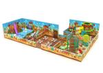 PVC Foamed Indoor Preschool Playground Equipment Kids Play Toys With Rope
