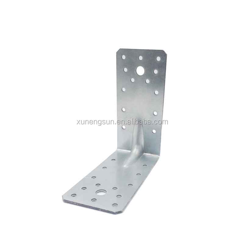 Silver Wood Connector Hardware Metal Bracket For Timber for Structural Support