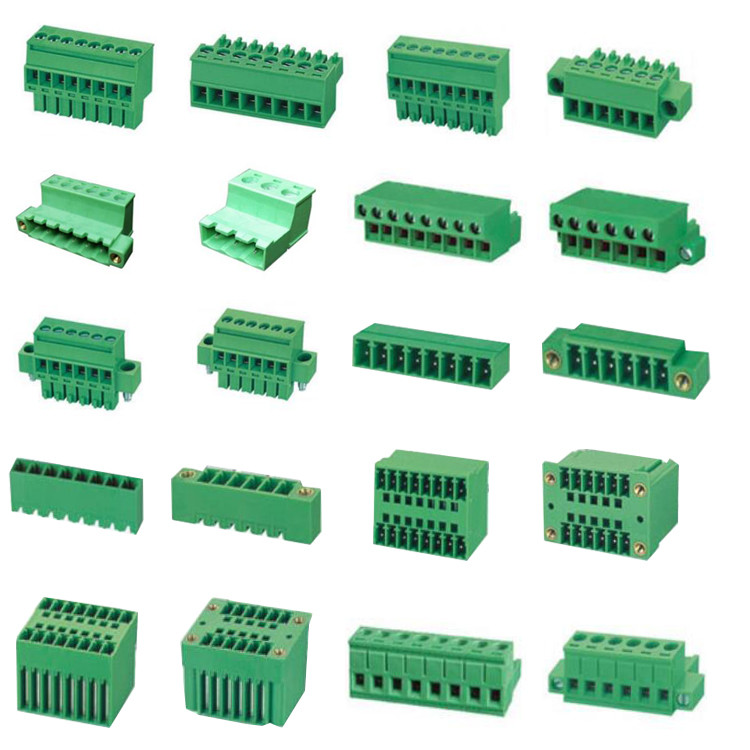 PCB screw terminal blocks 5.00/5.08mm ptch vertical through hole dip type
