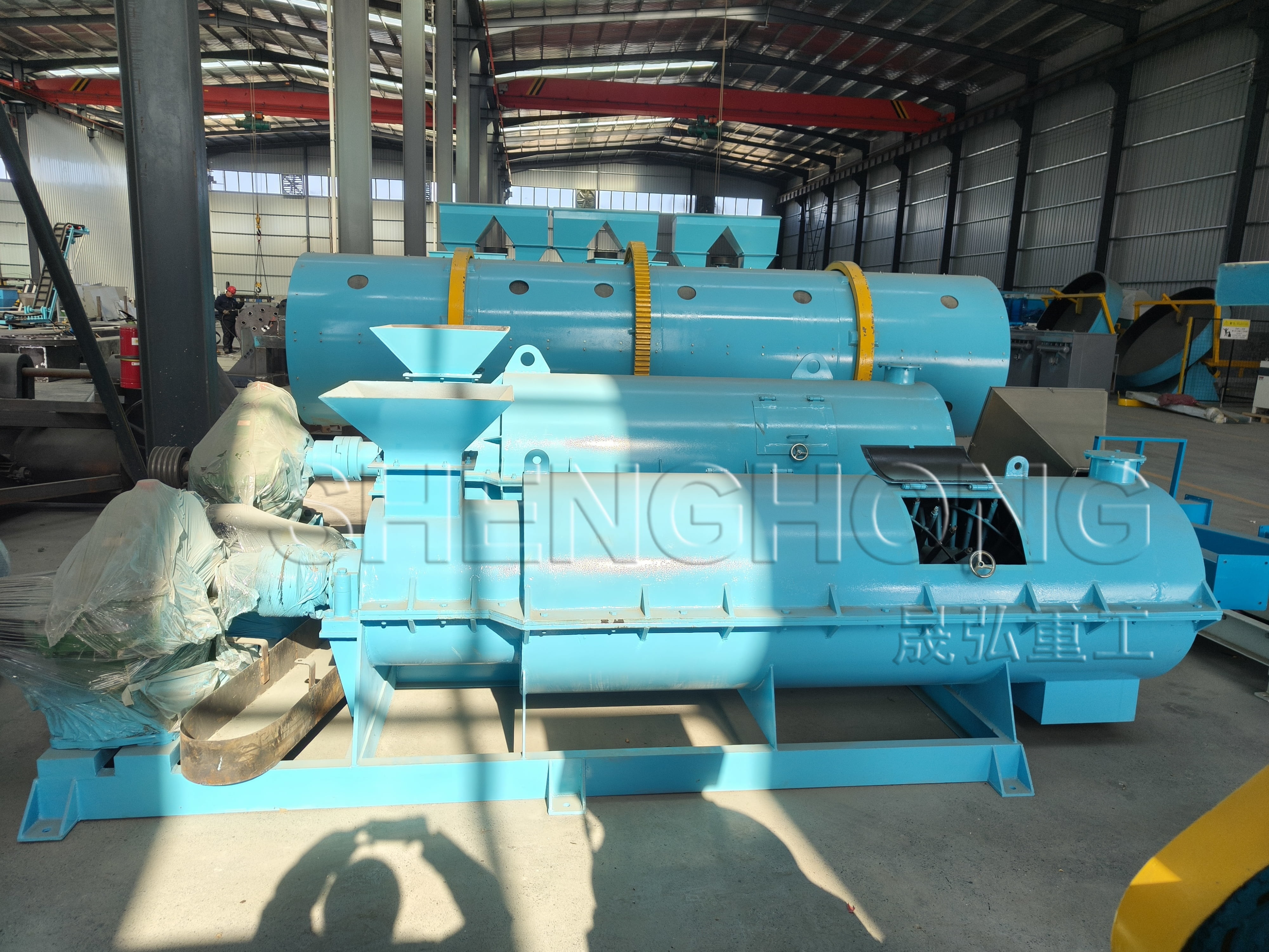 Carbon Steel Organic Fertilizer Making Machine 380V 50HZ Fertilizer Granulator For Farm