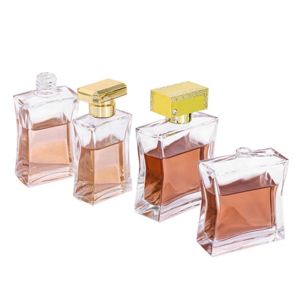 Luxury Custom Glass Perfume Bottles | Irregular Shape | 3D Molding | Hot Stamping | Premium Packaging