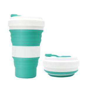 China 19.5oz Collapsible Silicone Reusable Coffee Cup wholesale