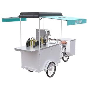 China Environment - Friendly Tea Trailer Durable All Stainless Steel Frame wholesale