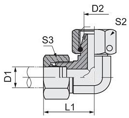 High Temperature High Pressure Resistant Hydraulic Tube Fittings 2c9