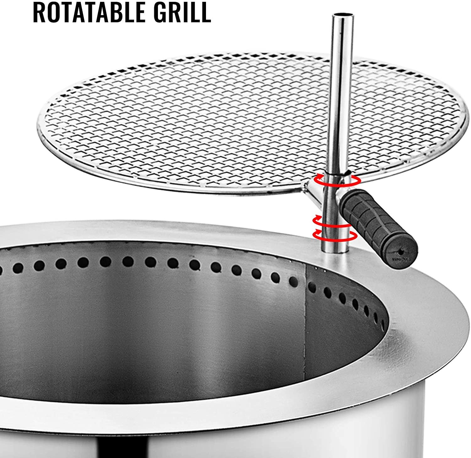Stainless Steel Outdoor Portable Smokeless Fire Pit For All Season