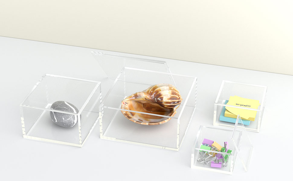 small acrylic box
