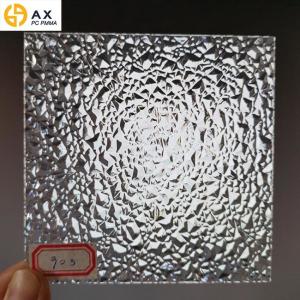 China Clear 1.9mm 1220mm Width PC Embossed Sheet wholesale