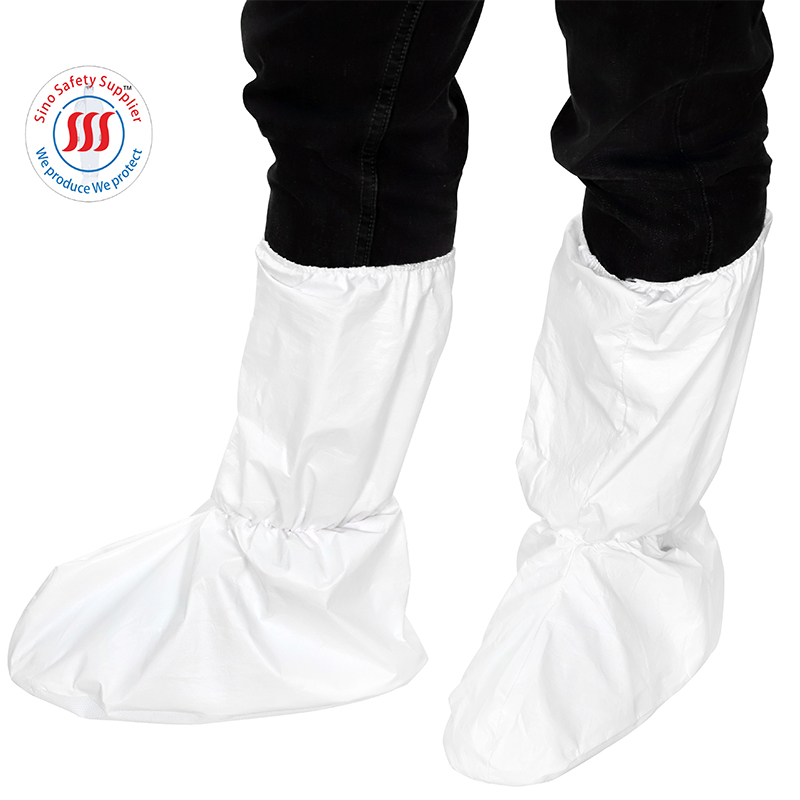 Antislip Disposable Shoe Covers PP PE SMS Non Woven SF Microporous Boot Covers