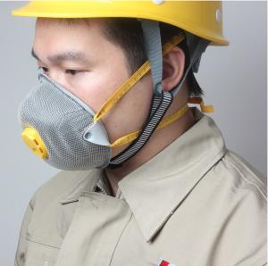 China N95 FFP2 Anti Dust Respirator Silicone Mask Low Expiratory Resistance With Valve wholesale