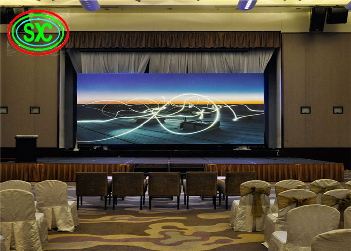 Indoor Full Color Led Display Screen P3 111111dots / sqm High Pixel Rental