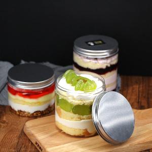 China Clear PET Plastic Ice Cream Packaging Container With Lids wholesale