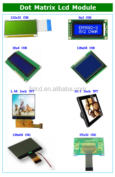 COG FSTN Graphic LCD Display , 128x64 Dots STN LCD Module